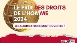 Appel à Candidatures : Prix des Droits de l'Homme 2024